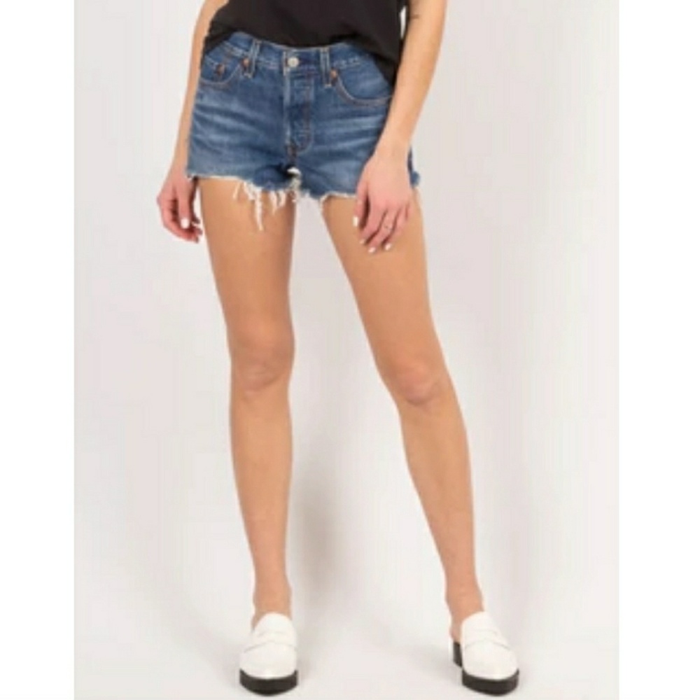 Levi's 501 Cutoff Shorts Indigo